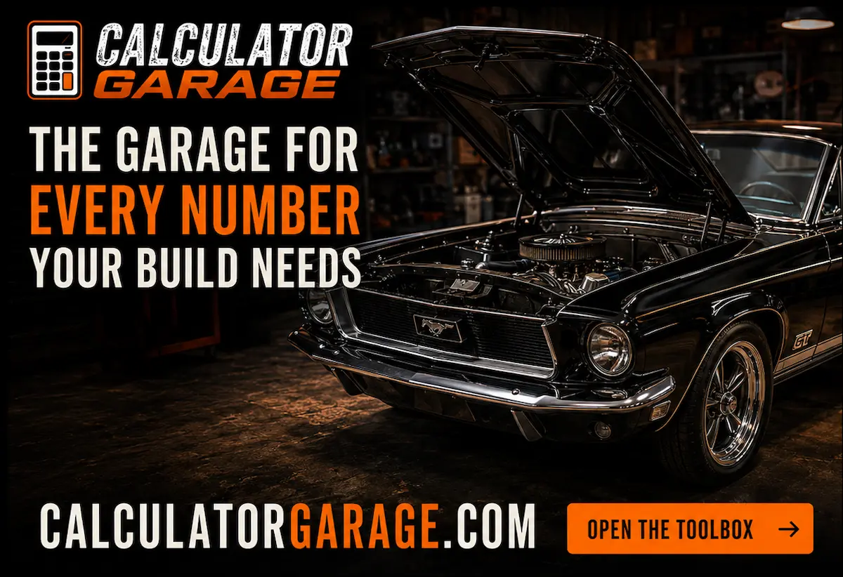 CalculatorGarage.com — automotive calculators and garage tools